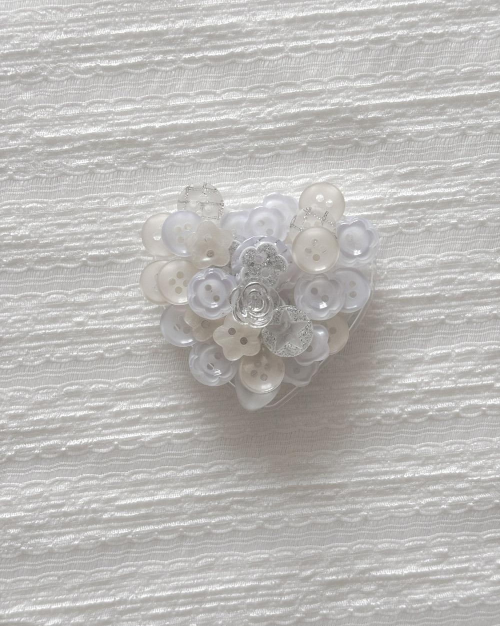 VINTAGE BOTTON HEART TOK
