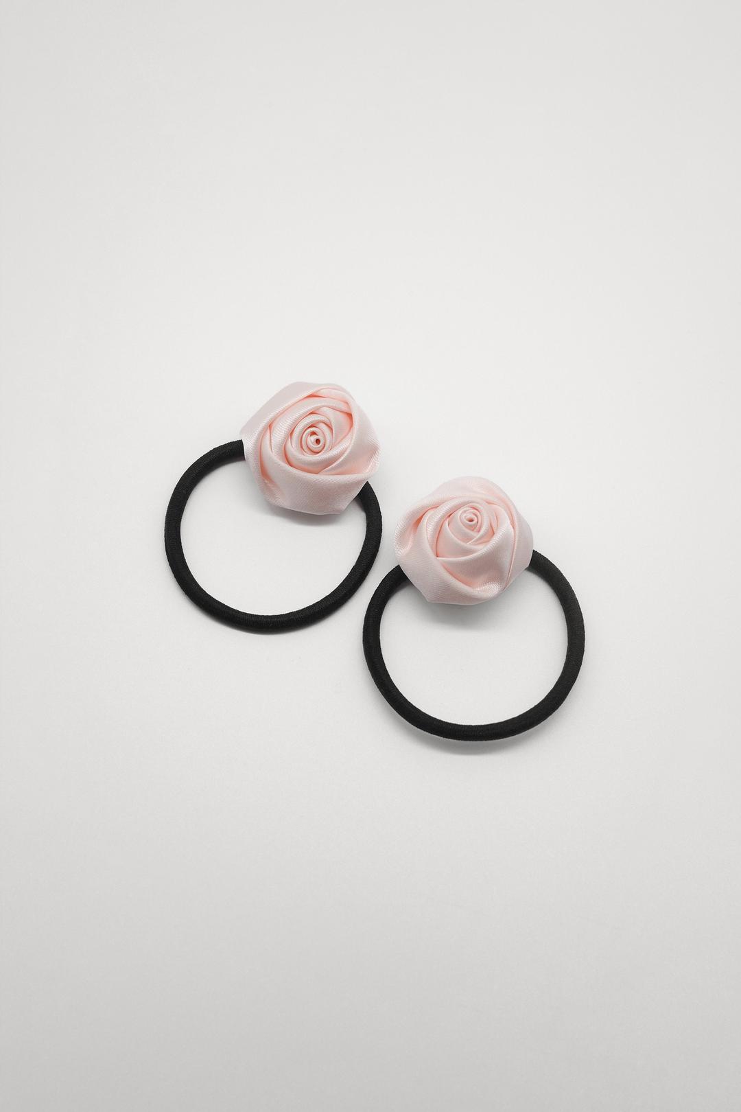 Floret Rose Hair Tie (Pink)
