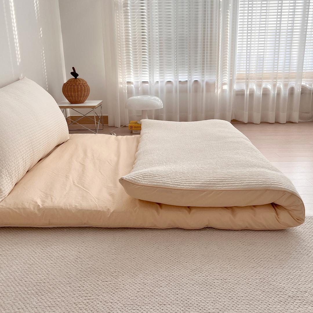 [단독배송]피크닉 양면 요커버/요솜 - 버터