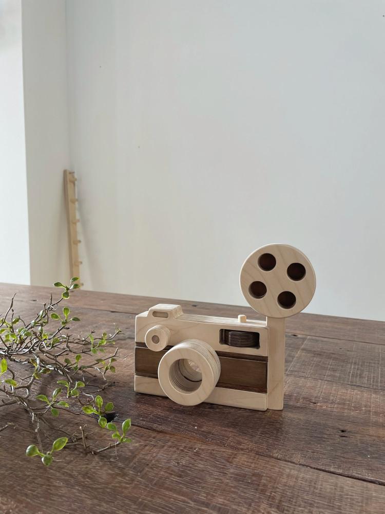 우드카메라 토이카메라백일 돌 생일 상 셀프 촬영 소품 아기방꾸미기