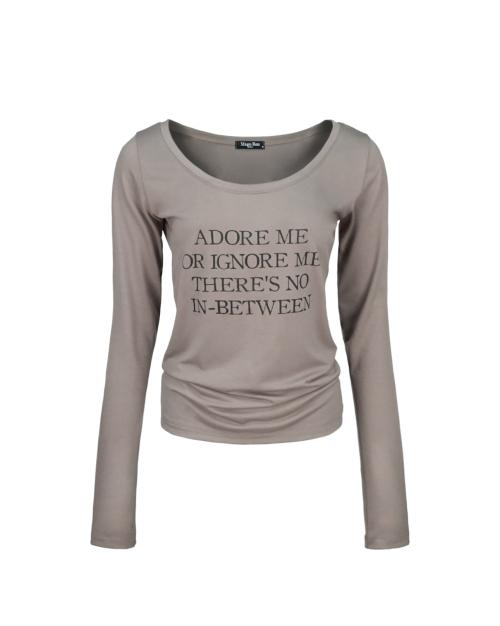 ADORE ME 루즈핏 롱슬리브 모카