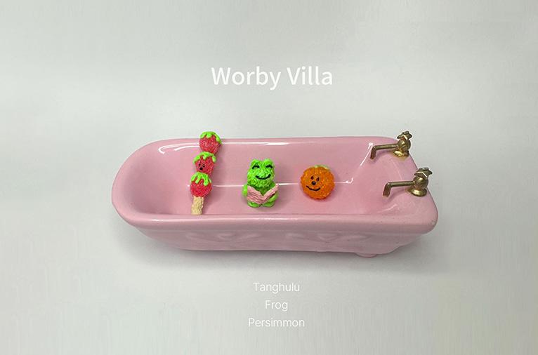 [워비빌라] worby villa mini keyring (재입고)
