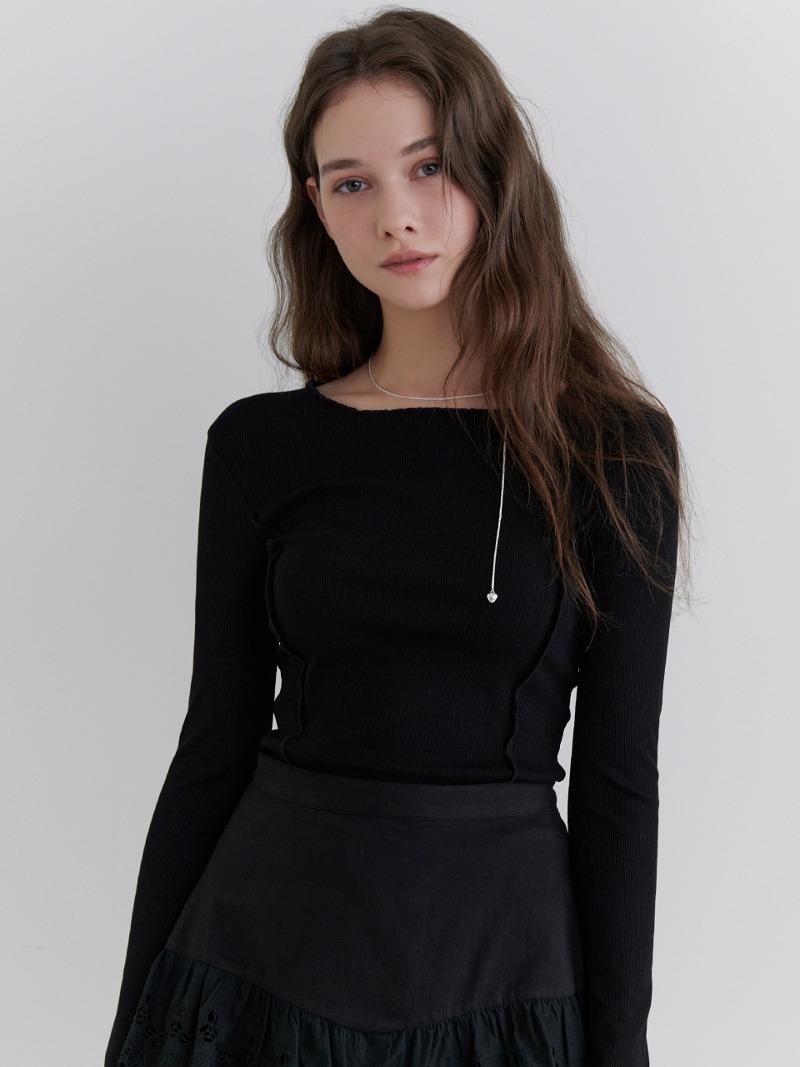 Roll cake t-shirt (black)