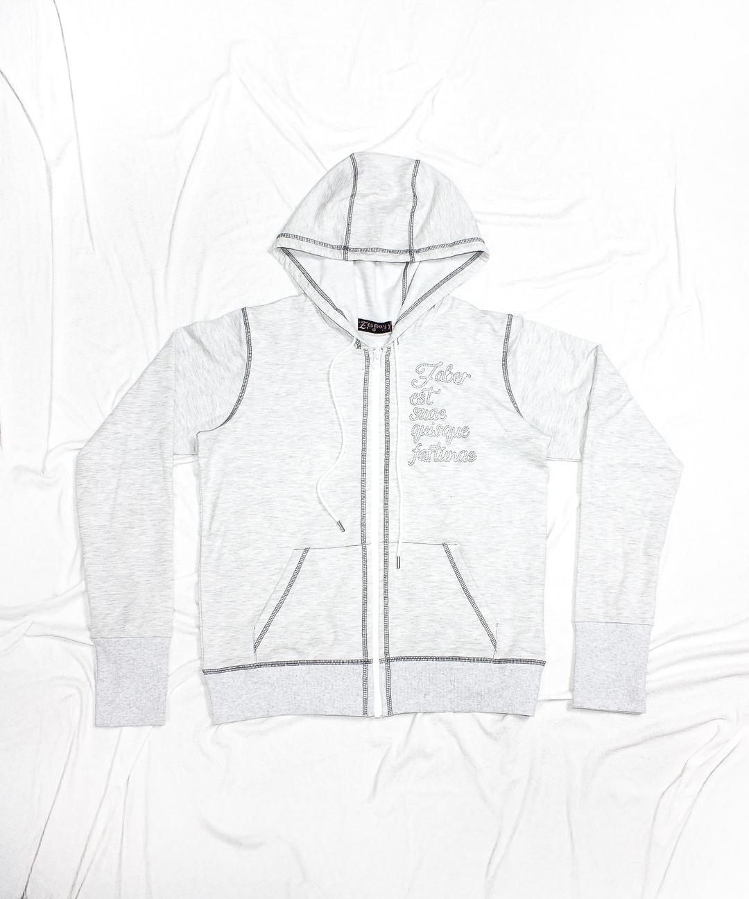 COSMIC L.o.v.E HOODIE - WHITE GRAY