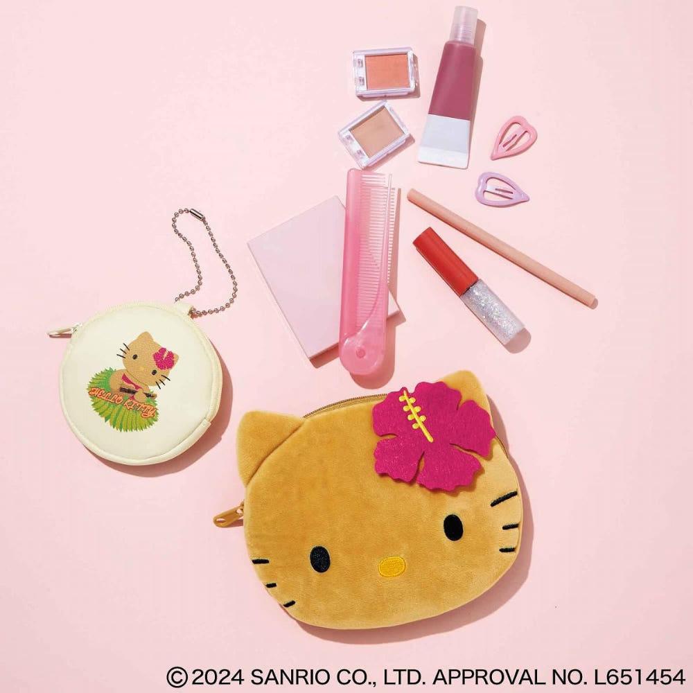 일본 스위트 잡지 8월호 키티 파우치 파우치키링 세트