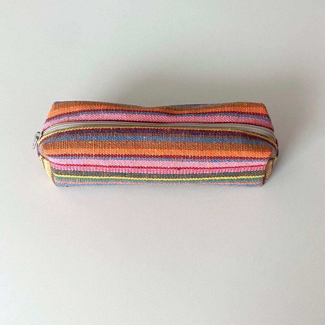 프루트 레이어 오렌지 필통2(Fruit layer orange pencil case)