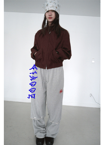 deep color cotton blouson (2c)