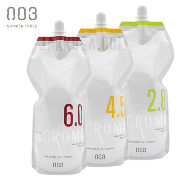 넘버쓰리 리크로마 대용량 산화제 1200ml 셀프 홈 염색