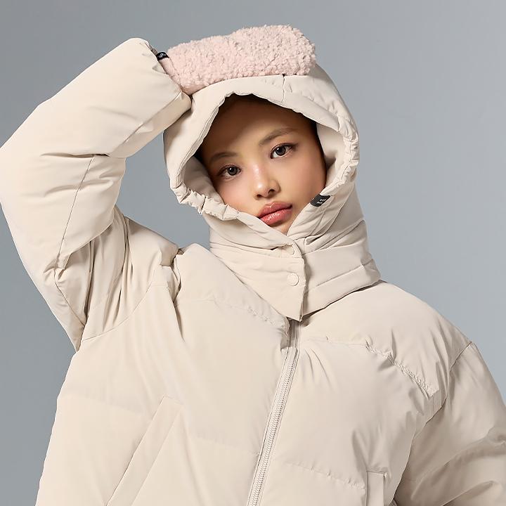 글로시 패딩 바라클라바