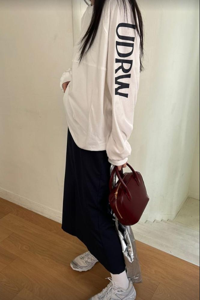 24SS underrow 언더로우 언더 나염 루즈핏 티셔츠