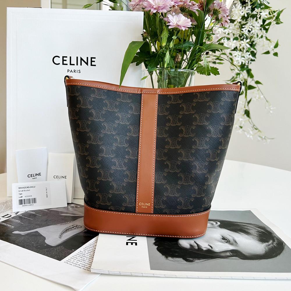 셀린느 트리오페 버킷백 스몰 191442CAS