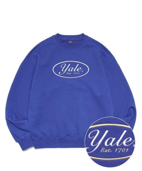 CIRCLE LOGO CREWNECK BLUE
