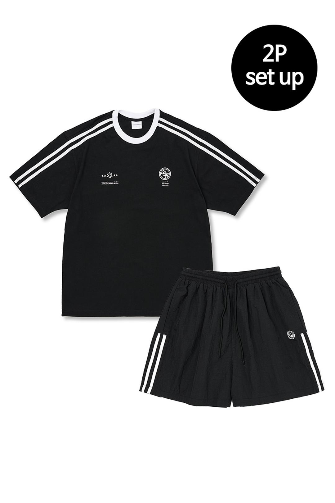 Football Jersey Set-Up(Black) CSOs-016  [Unisex]