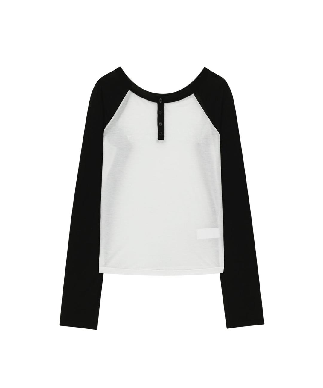 [Preview] Henley Raglan Long Sleeve / Black