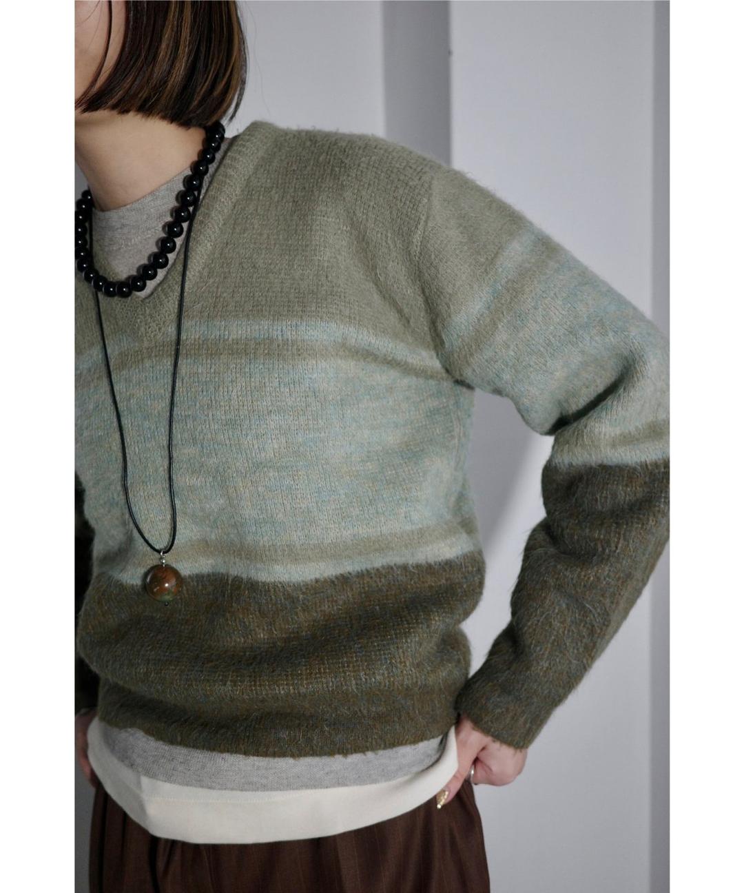 【CAMPUS】mohair knit sweater / made in USA