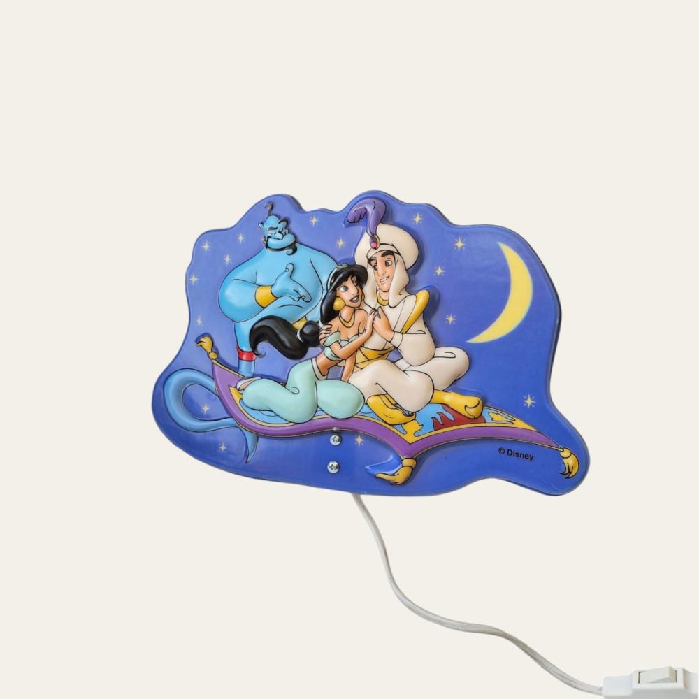 빈티지 디즈니 알라딘 벽 램프