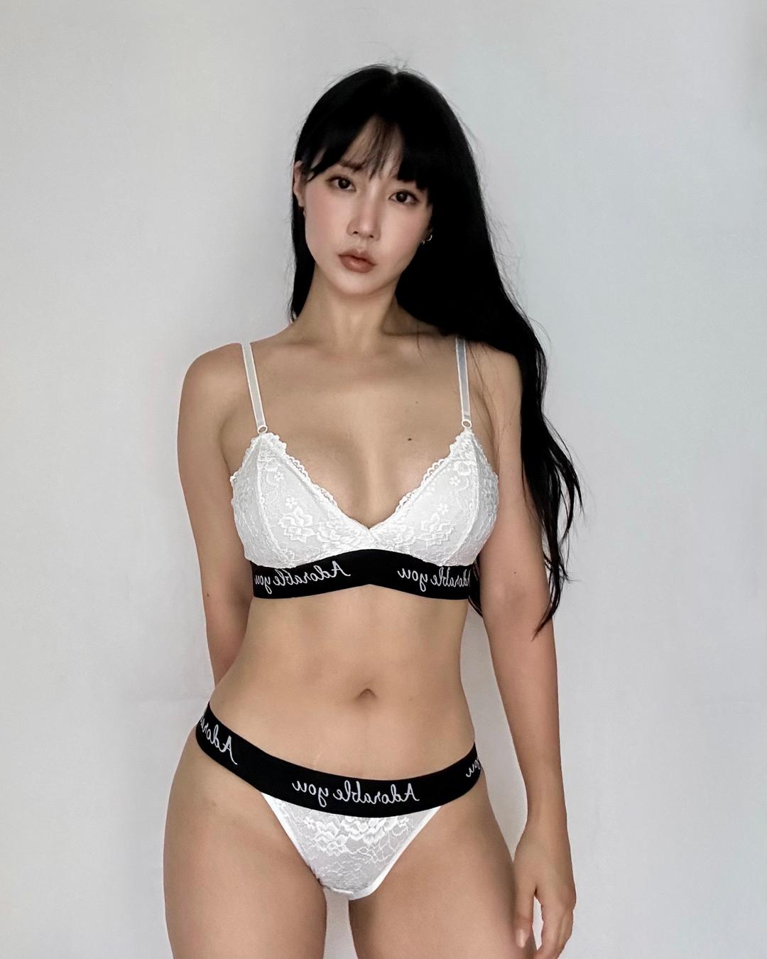 [20% Final Clearance] 브라렛 세트- 레이스화이트 (풀컵,팬티2종택1)