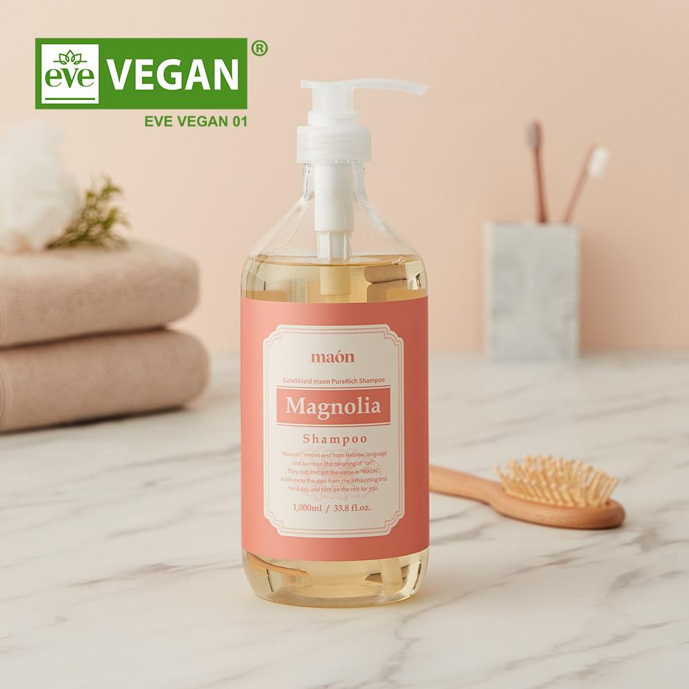 마온 매그놀리아(아카시아향) 성분착한 순한 향기좋은 온가족천연 비건 샴푸 대용량 1000ml