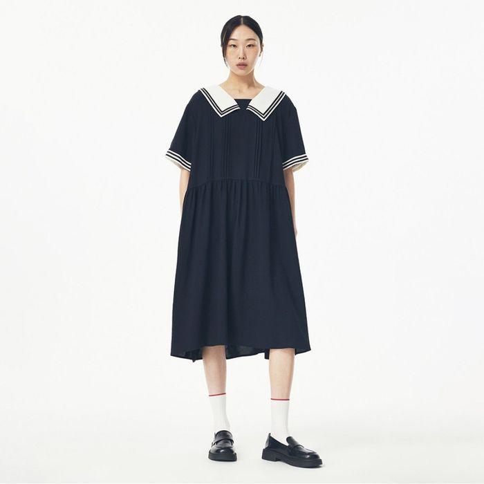 배색포인트 폴리 원피스 9175241986