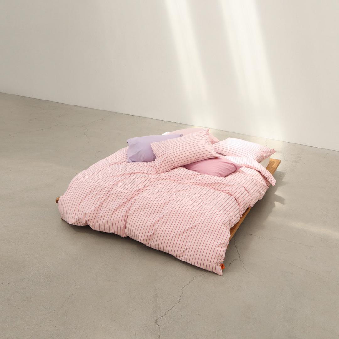 리니아 핑크 이불커버
