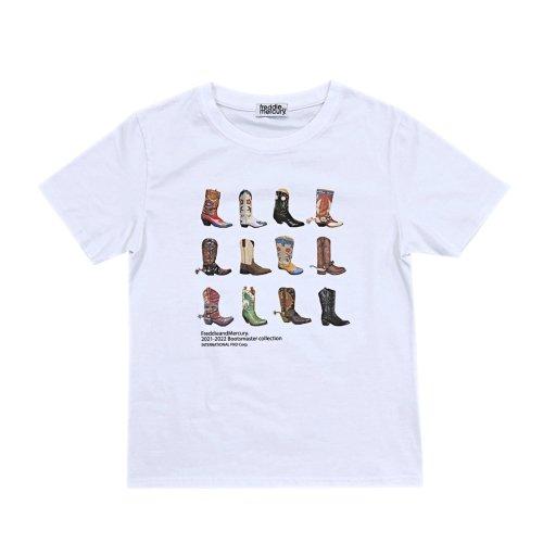 [CROP VERSION] BOOTS MASTER T-SHIRT (WHITE)