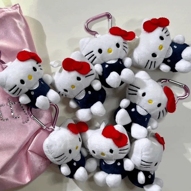 🍅토마토모자입고🍅고전 키링 깜 태닝 탄 하트 고리 캐릭터 피규어 팰트 귀여운 인형 열쇠고리 키홀더 가방 고리 털 집사 템  정품 고양이 하이틴 키치 일본