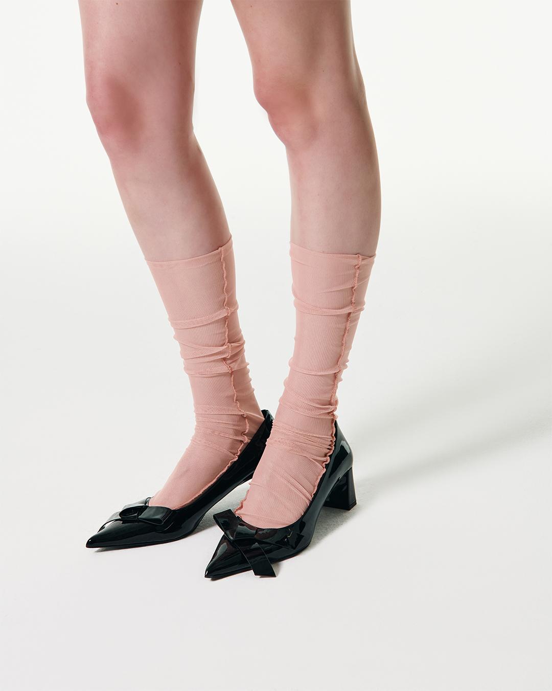 [인플루언서 PICK!] SHEER ANKLE STOCKINGS [PINK]