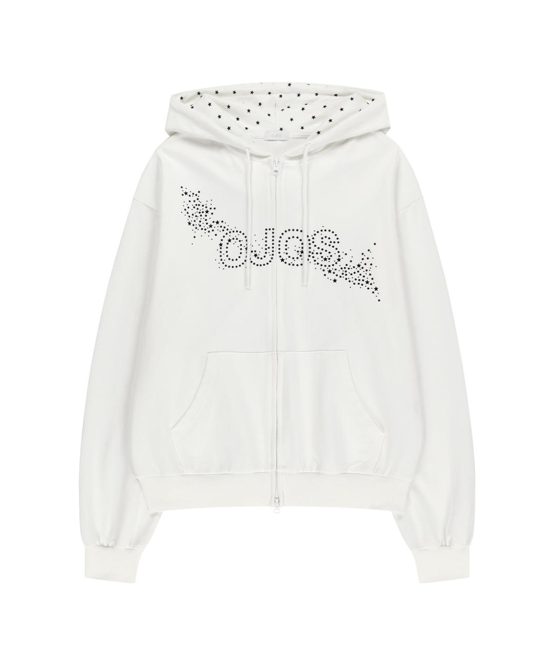 Hotfix Logo Hoodie Zip-up / Off White