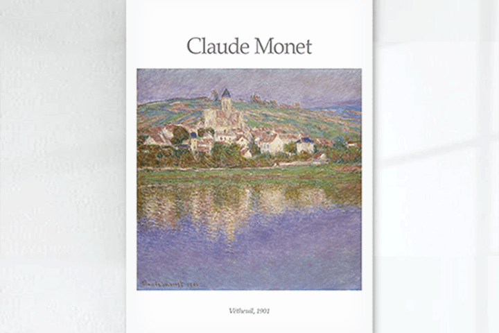 클로드모네 no70 명화 인테리어 패브릭포스터