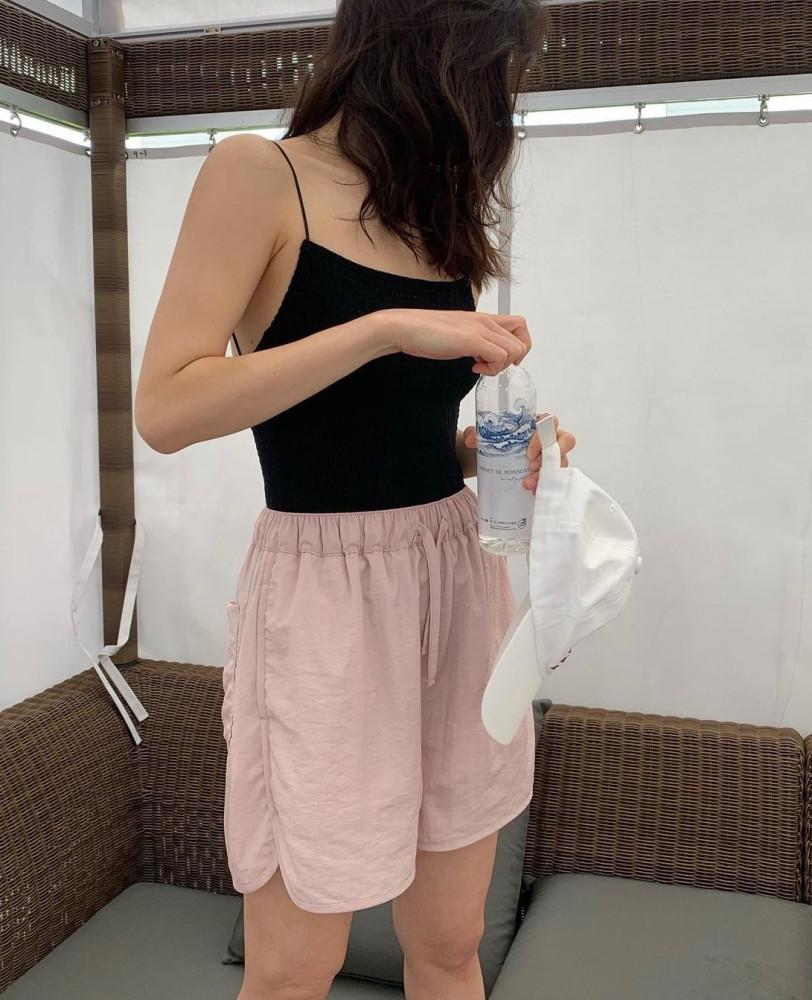 BR 브런치 리노 팬츠 밴딩 쇼츠 썸머 스윔웨어 데일리 반바지 (3col)