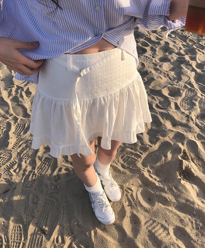 니어웨어 [봄신상🌸] 칼디 프릴 큐롯 팬츠 (2color)
