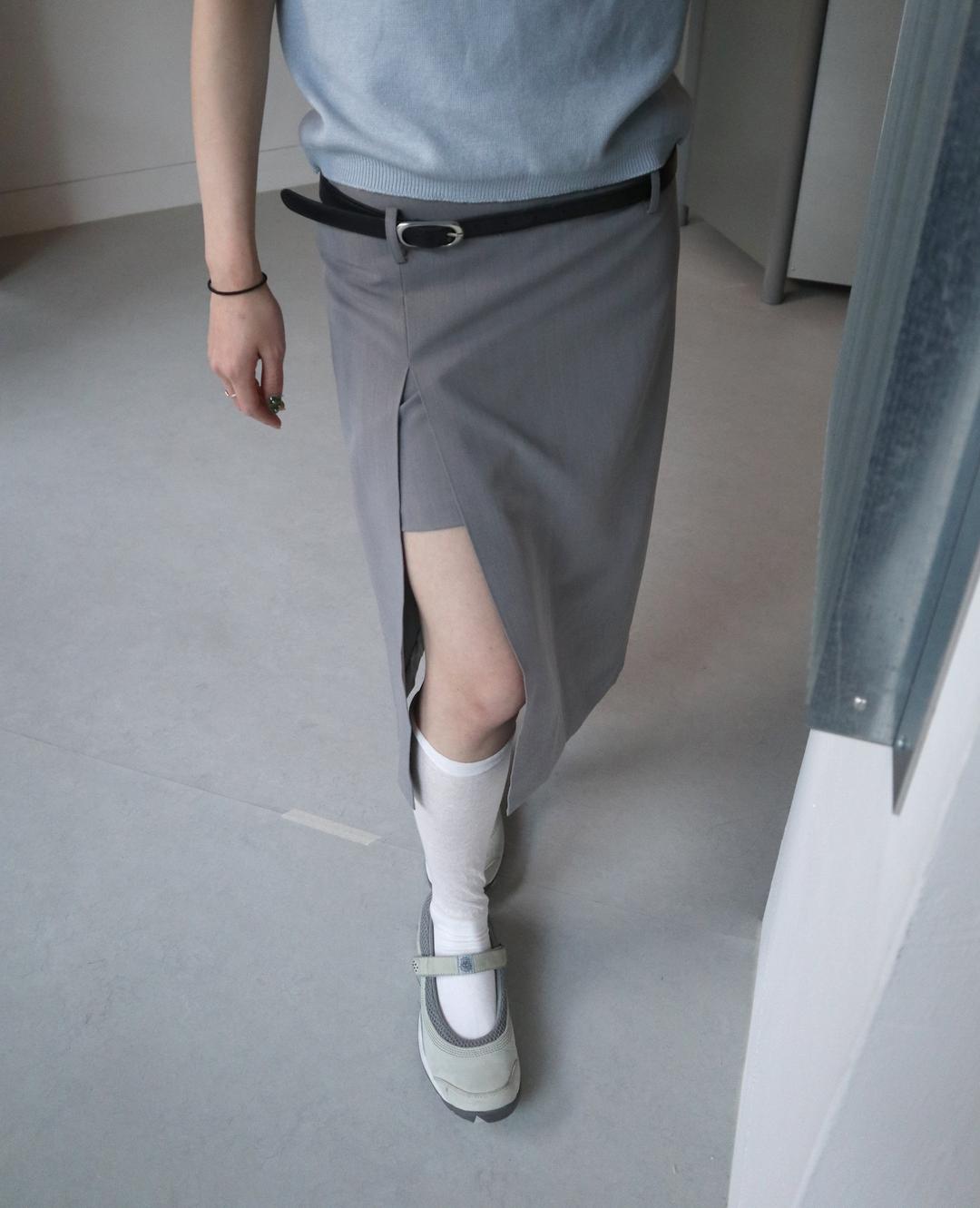 Slit midi sk