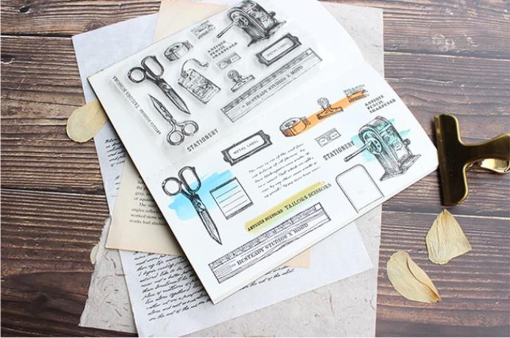 문구덕후 취미생활 딥펜 독서 씰링 다꾸 클리어스탬프