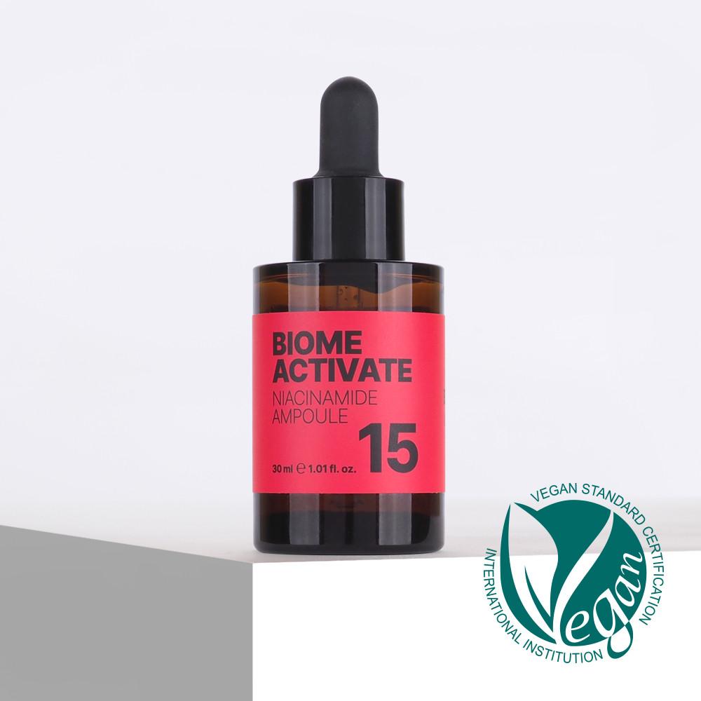 바이옴 액티베이트 나이아신아마이드 15% 앰플 [30ml]/진정 및 보습,피부톤개선,피부윤기 : 바이옴 액티베이트