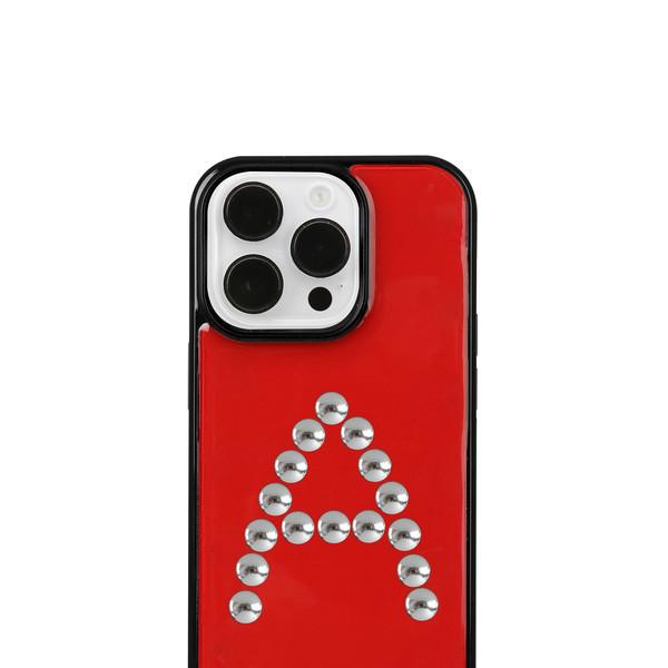 ALPHABET STUD (RED)