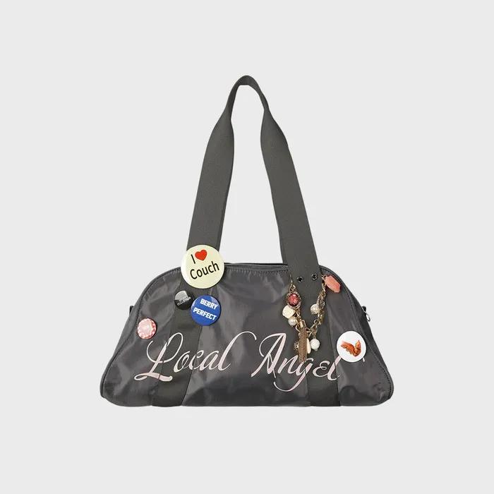 Local Angel Gym Bag Gray