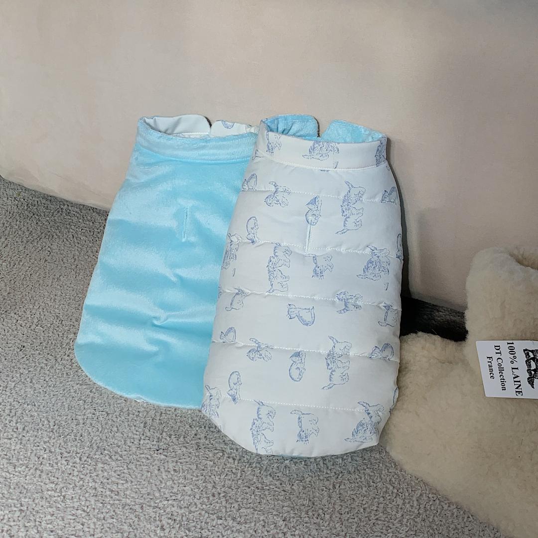 씨니 - 슬리핑 키티 패딩 (블루)