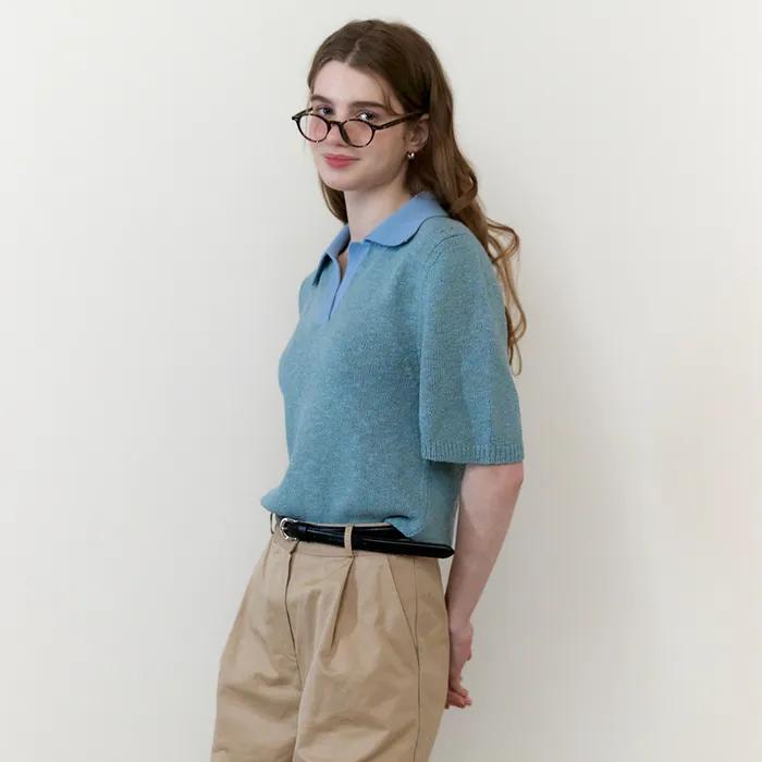 파브 카라 니트 스카이블루