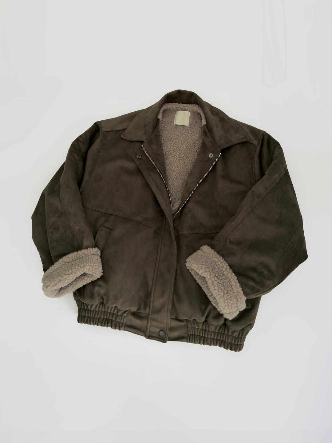 [재진행] 덤블 안감 스웨이드 점퍼 2color