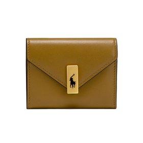 [폴로랄프로렌] 427886734002 폴로 ID 레더 폴드오버 카드 케이스