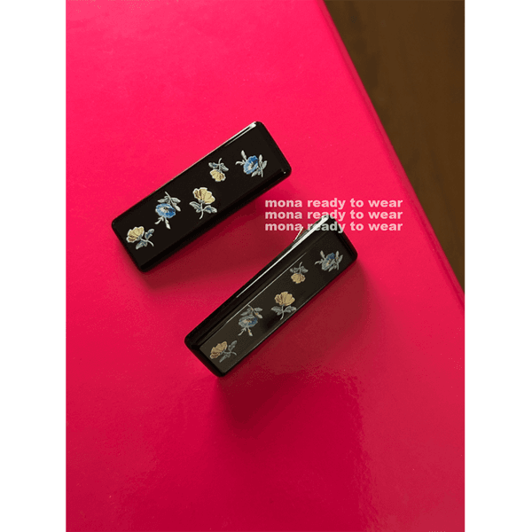 MONARTW retro flower square hairpin