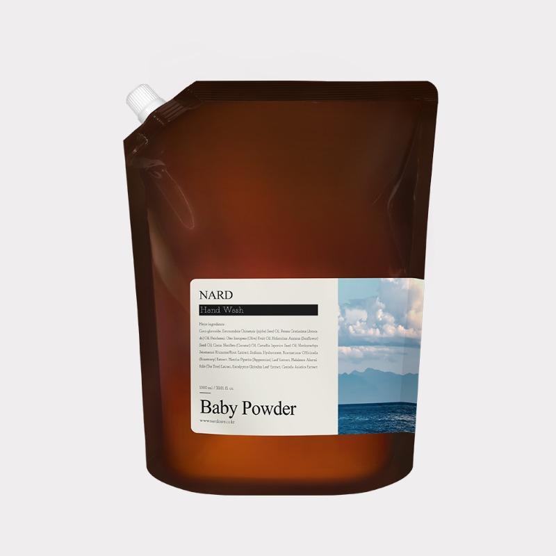 나드 리프레쉬 퍼퓸드 핸드워시 리필 1,000ml 베이비파우더 향