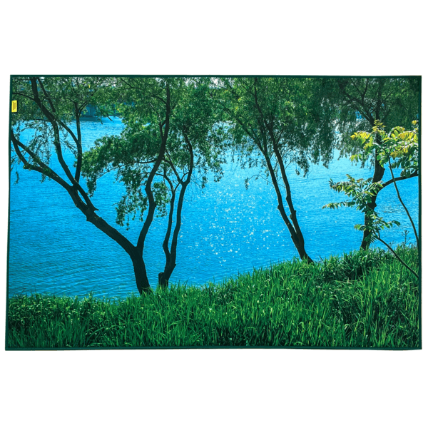Blue river rug