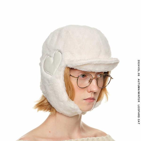 1JINNSTUDIO Environmental protection rabbit fur ear hat