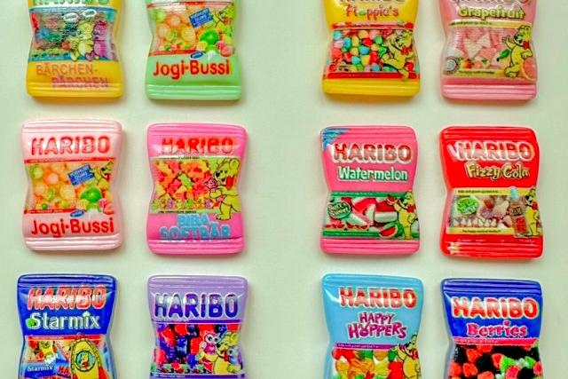 하리보 컬러풀 봉지 자석 마그넷 냉장고자석 귀여운자석