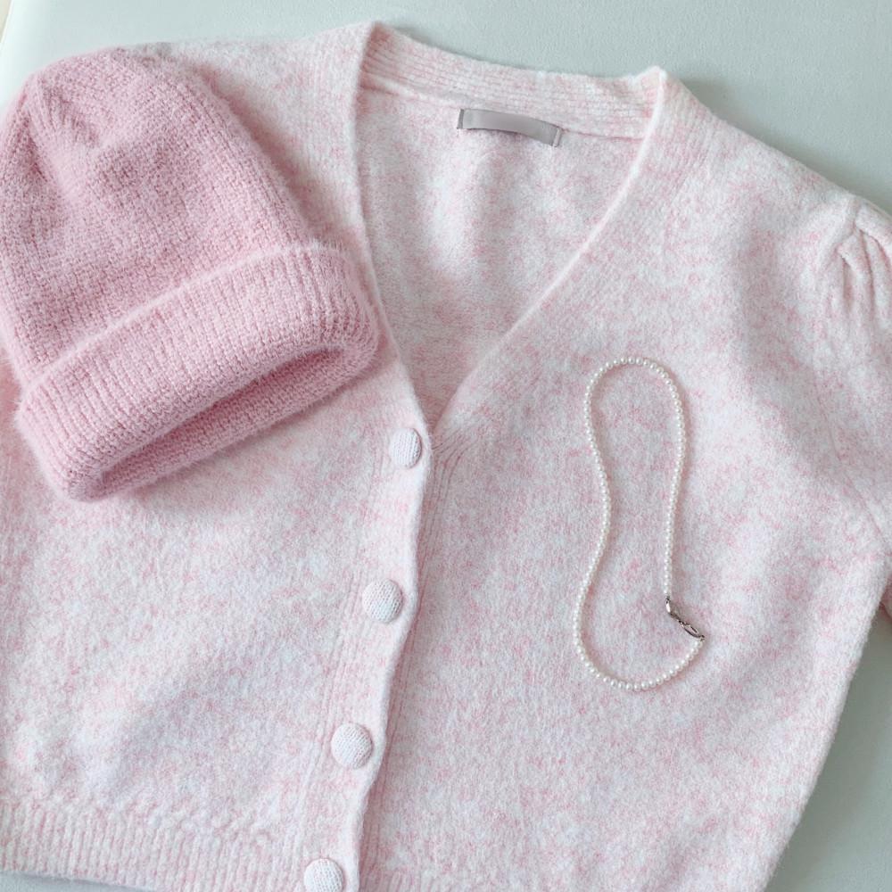 Strawberry yogurt Cardigan 연핑크 가디건