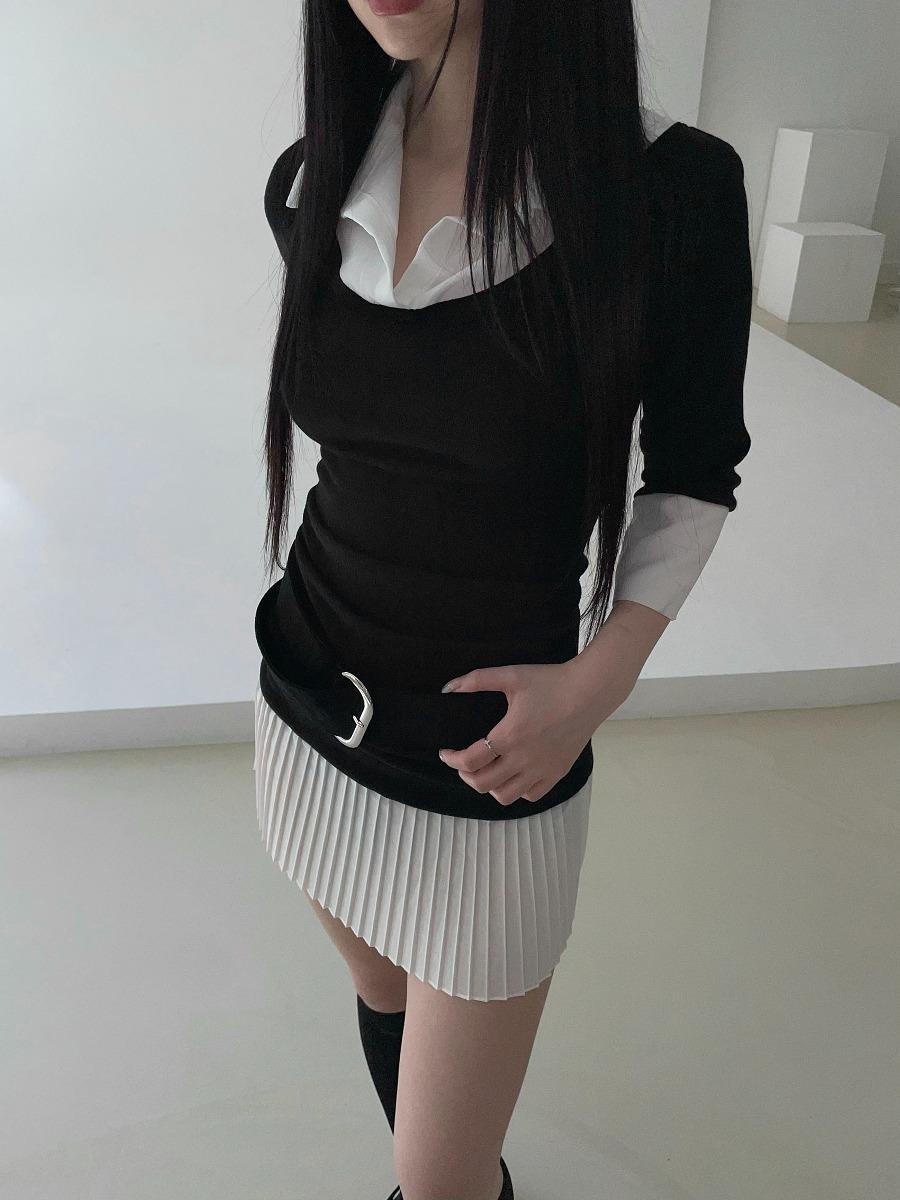 harmony pleate ops(2 color)