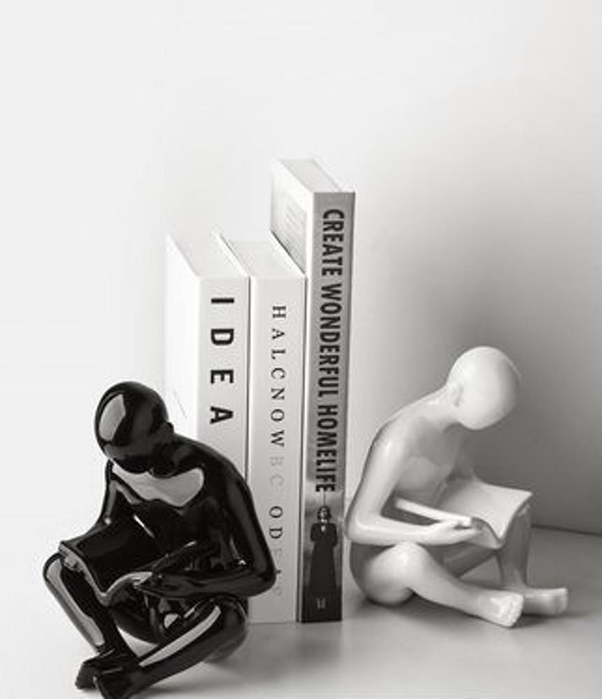 럭셔리 포스트 모던 미니멀리즘 책장 인테리어 오브제 장식
