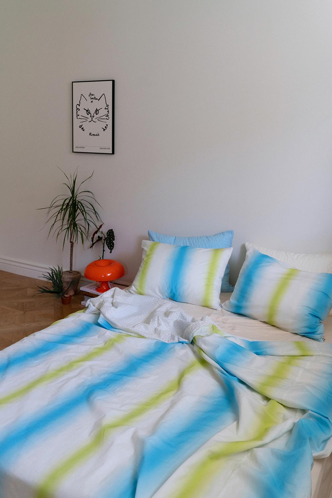 CAPRI SUMMER DUVET COVER SETPunch blue