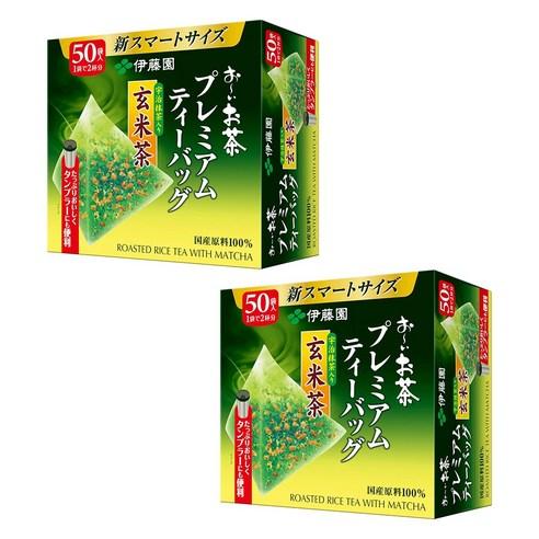 이토엔 오이오차 프리미엄 티백 말차포함 녹차 50개입, 1.8g, 50개입, 2개